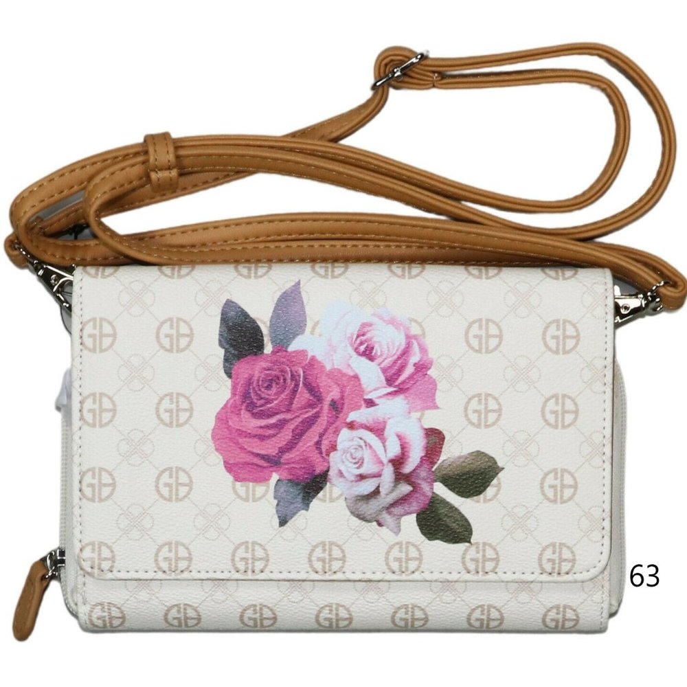 Giani Bernini Block Signature Floral Crossbody